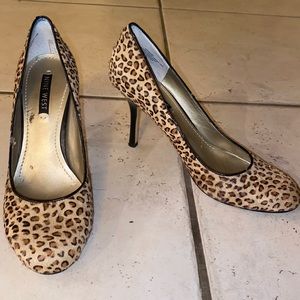Nine West Cheetah Heels